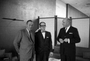 World's Fair Display with Walt Disney and Henry Ford II